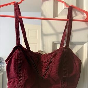 Free People Women’s Red Bralette